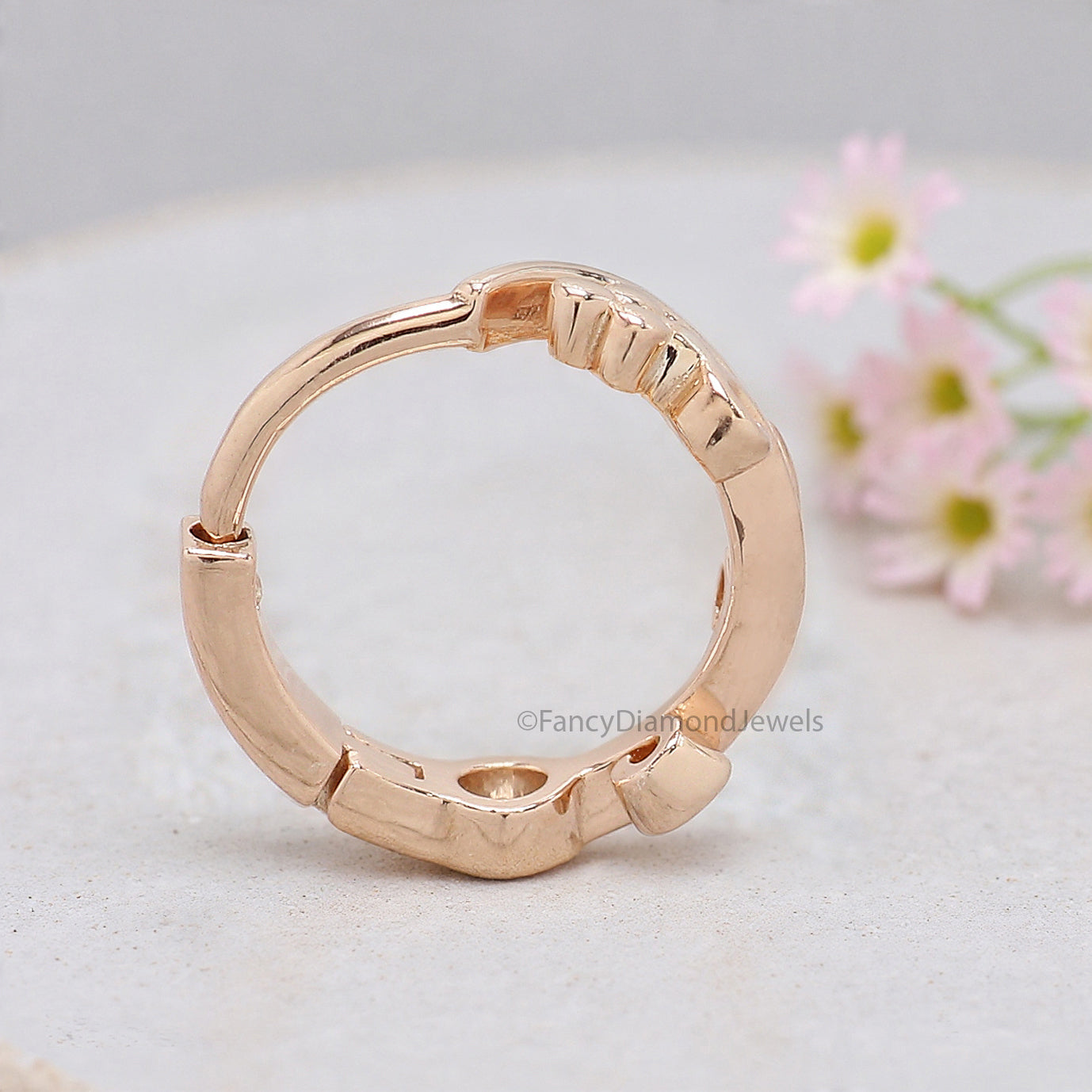 Dainty Nose Hoop Unique Jewelry Silver Nose Ring Silver Leaf Nose Ring Nose Piercing Boho Nose Hoop Nature Jewelry Pierced Nose FD488