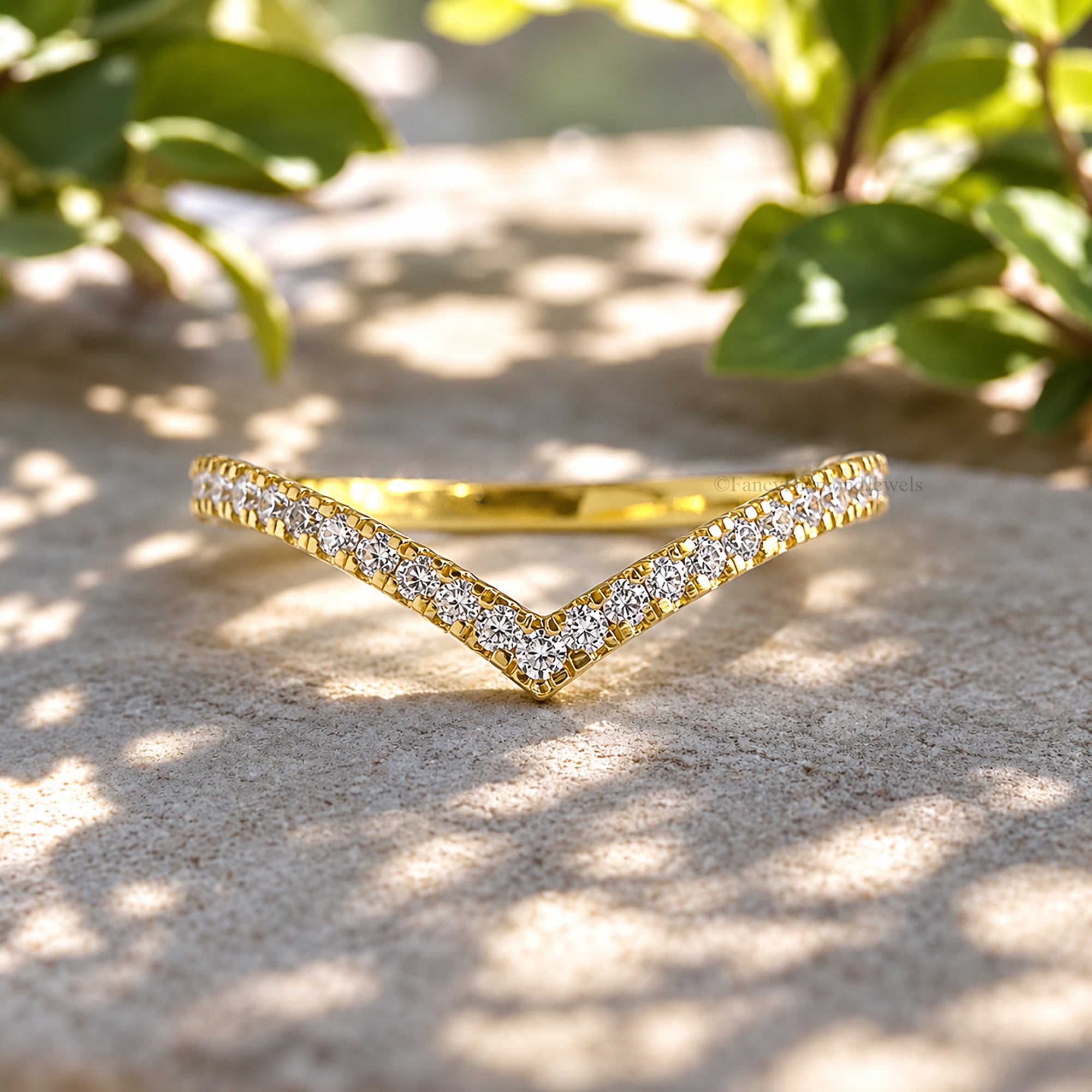 2.35 CT Hexagon Cut Engagement Ring set in Solid Yellow 10K/14k/18k Gold Hexagon Cut Solitaire Engagement Ring Bridal Wedding Ring Set FD605