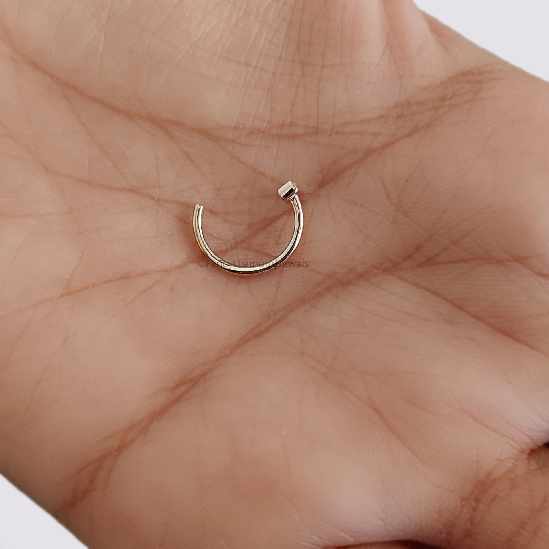 Tiny Baguette Hoops Earring Open Hoop Earrings Baguette Diamond Earrings Minimalist Earrings Classic and beautifully matched Earrings FD478