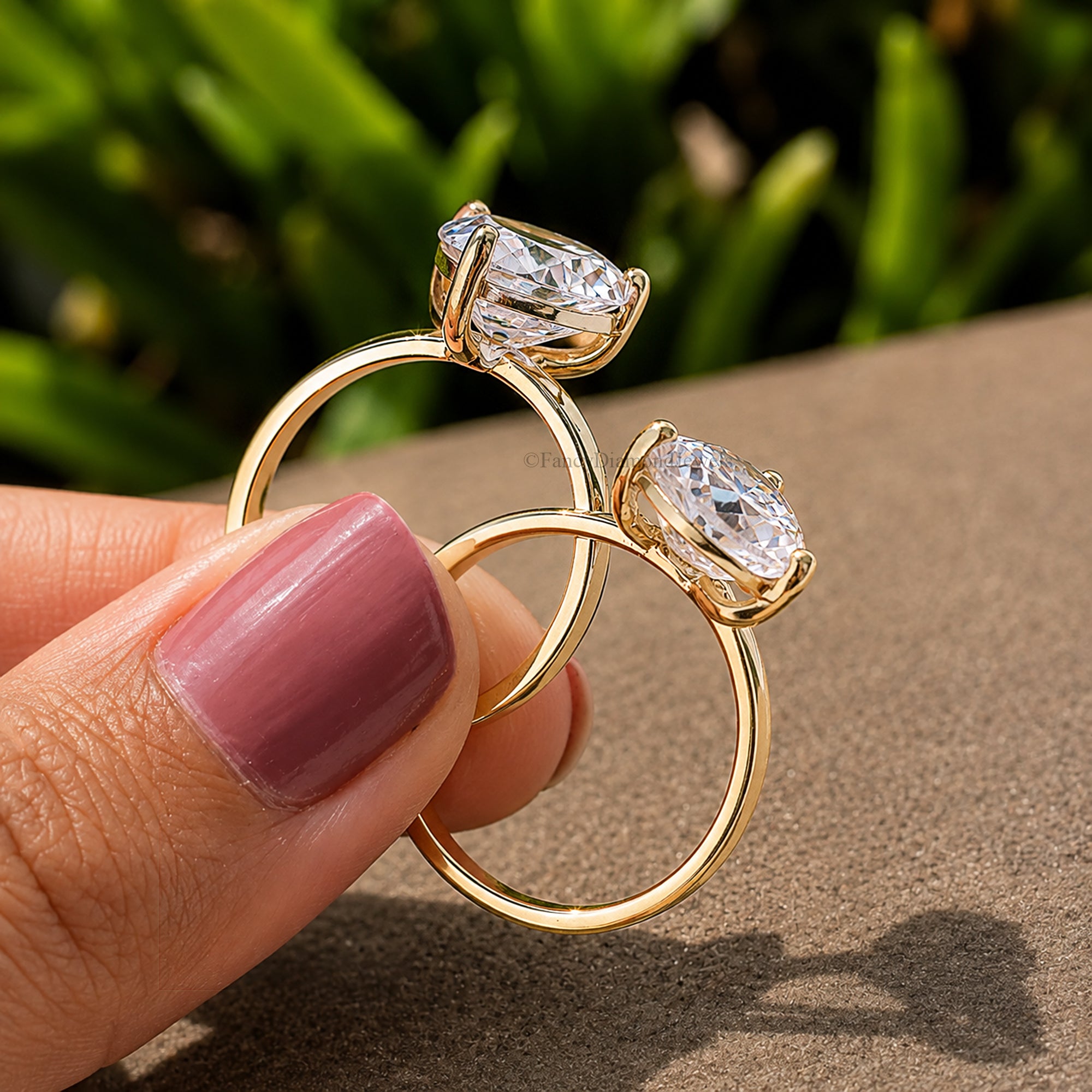 Trillion Cut Engagement ring 6mm 7mm 8mm 9mm 10mm Stone Ring Silver Promise Ring Triangle Shape Diamond Solitaire Ring Gift For Her FD439