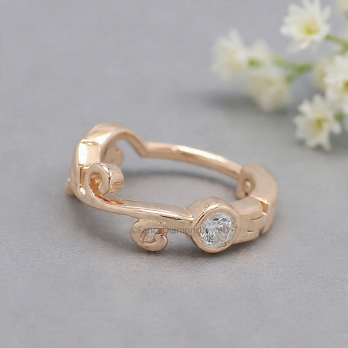 Dainty Nose Hoop Unique Jewelry Silver Nose Ring Silver Leaf Nose Ring Nose Piercing Boho Nose Hoop Nature Jewelry Pierced Nose FD488