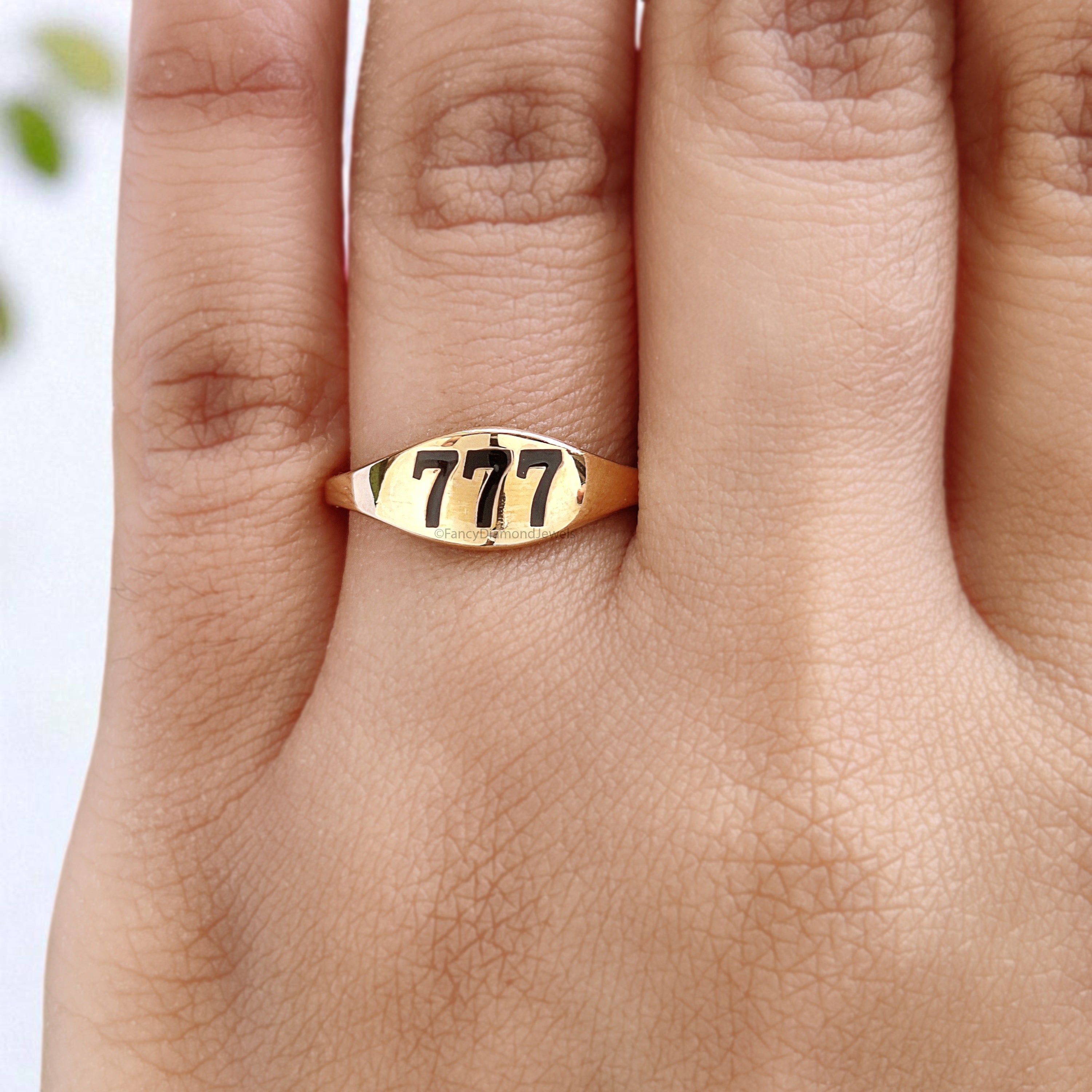 Angel Number 111 777 888 Gold Ring with Free Numerology Reading Report Lo Shu Grid Name Compatibility Custom Lucky Number Silver Ring FD415