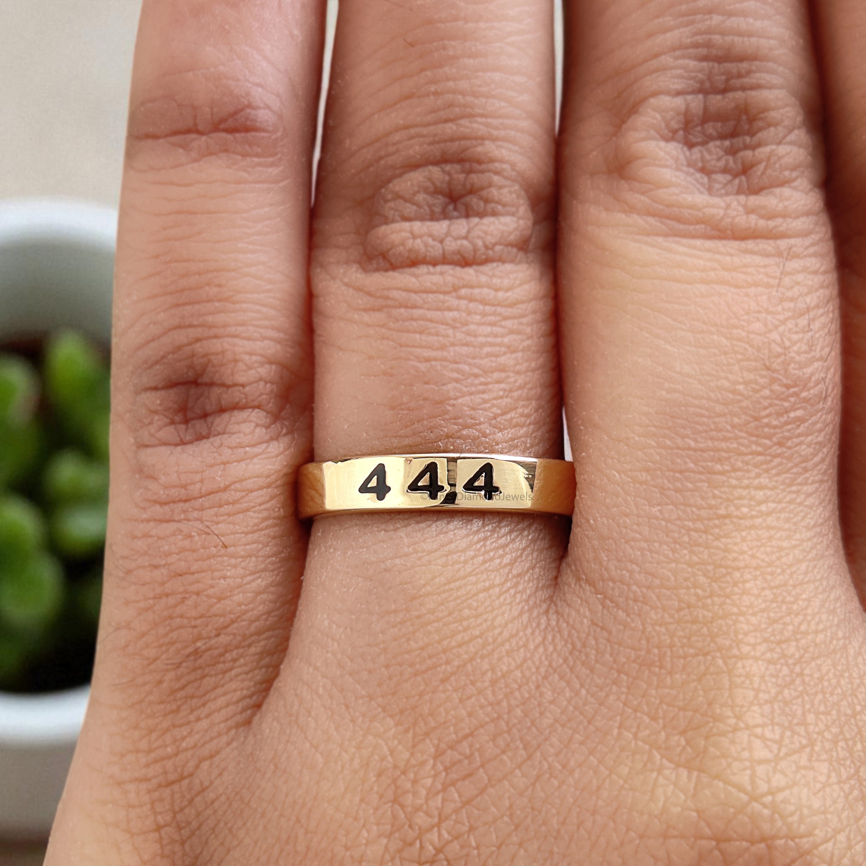 Lucky Number Ring with Free Numerology Reading Report Lo Shu Grid Name Compatibility Custom Angel Number 111 777 888 Gold Silver Ring FD401