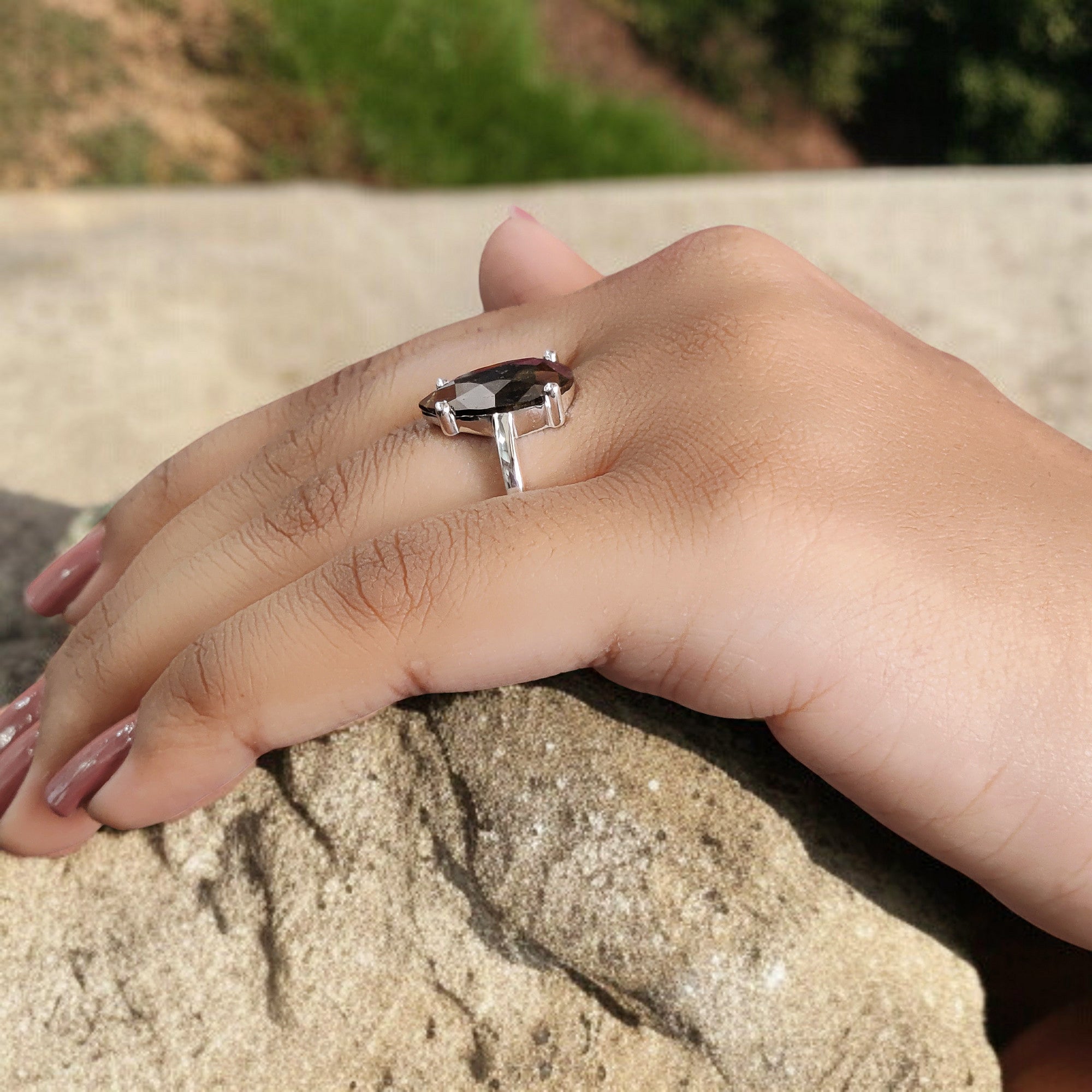 Pear Black Brown Color Diamond Ring Engagement Wedding Gift Ring 14K Solid Rose White Yellow Gold Ring 4.00 CT QL2183