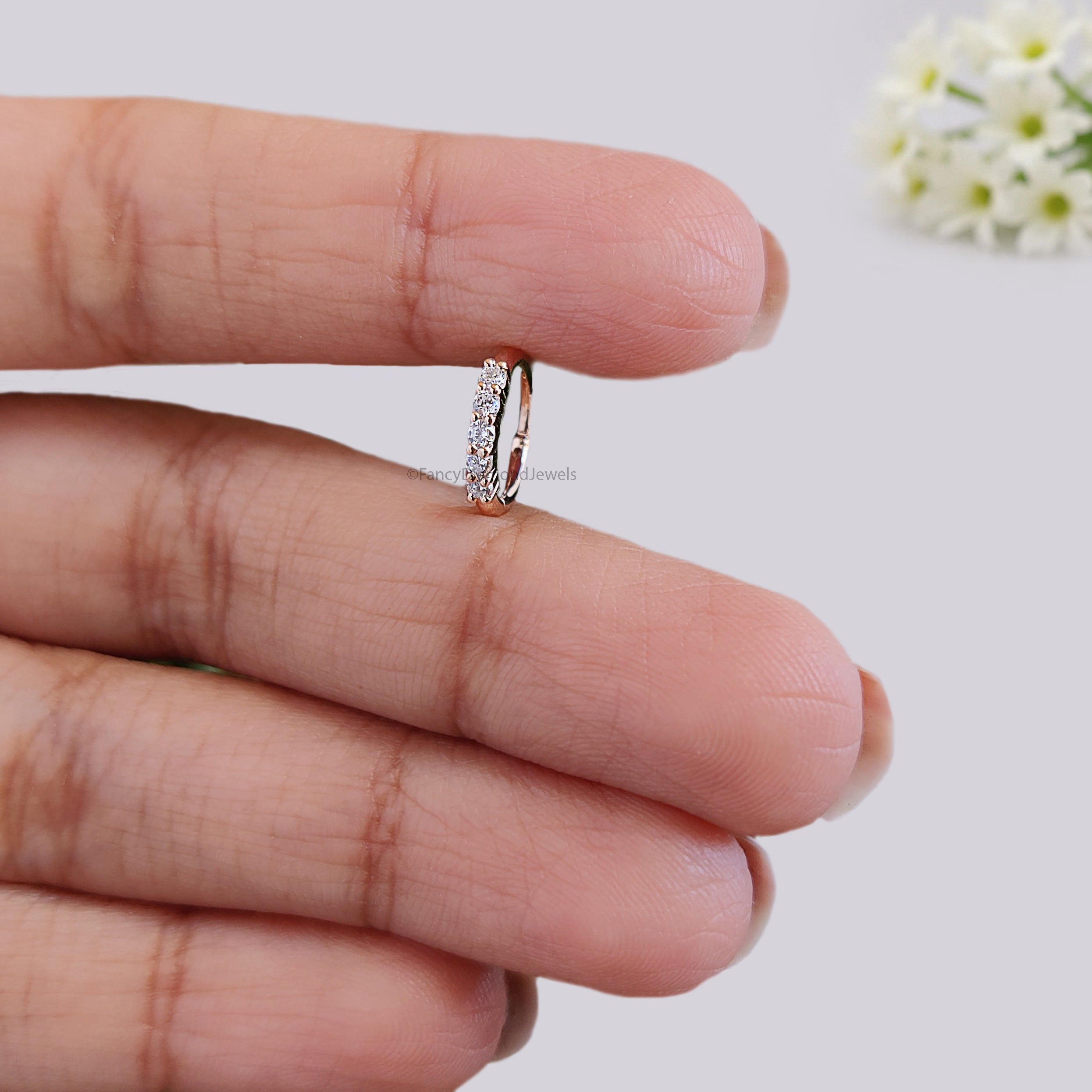 Nose Ring Nose Studs Natural Diamond Nose Ring Nose Ring Hoop Nose Stud Rose Gold Nose Ring Gold Nose Ring Diamond Nose Stud Hoop FD494