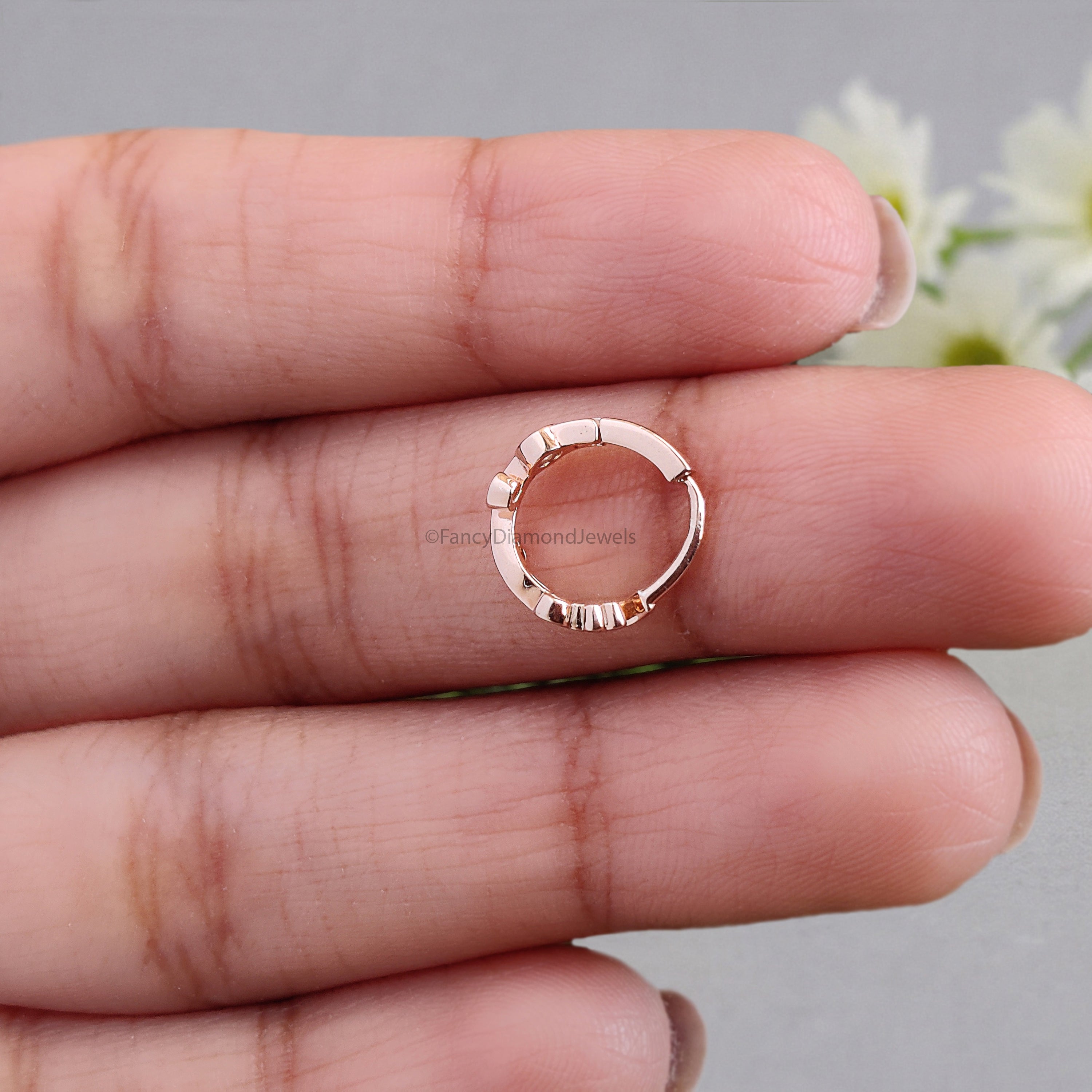 Dainty Nose Hoop Unique Jewelry Silver Nose Ring Silver Leaf Nose Ring Nose Piercing Boho Nose Hoop Nature Jewelry Pierced Nose FD488
