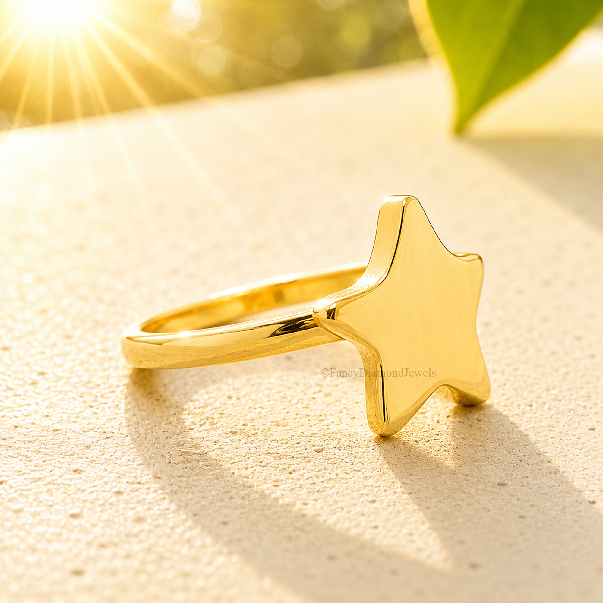 Handmade Sterling Silver Star Ring, Boho Fidget Jewelry, Minimalist Celestial Jewelry, Wedding Band For Bridal Matching Ring For Women FD573