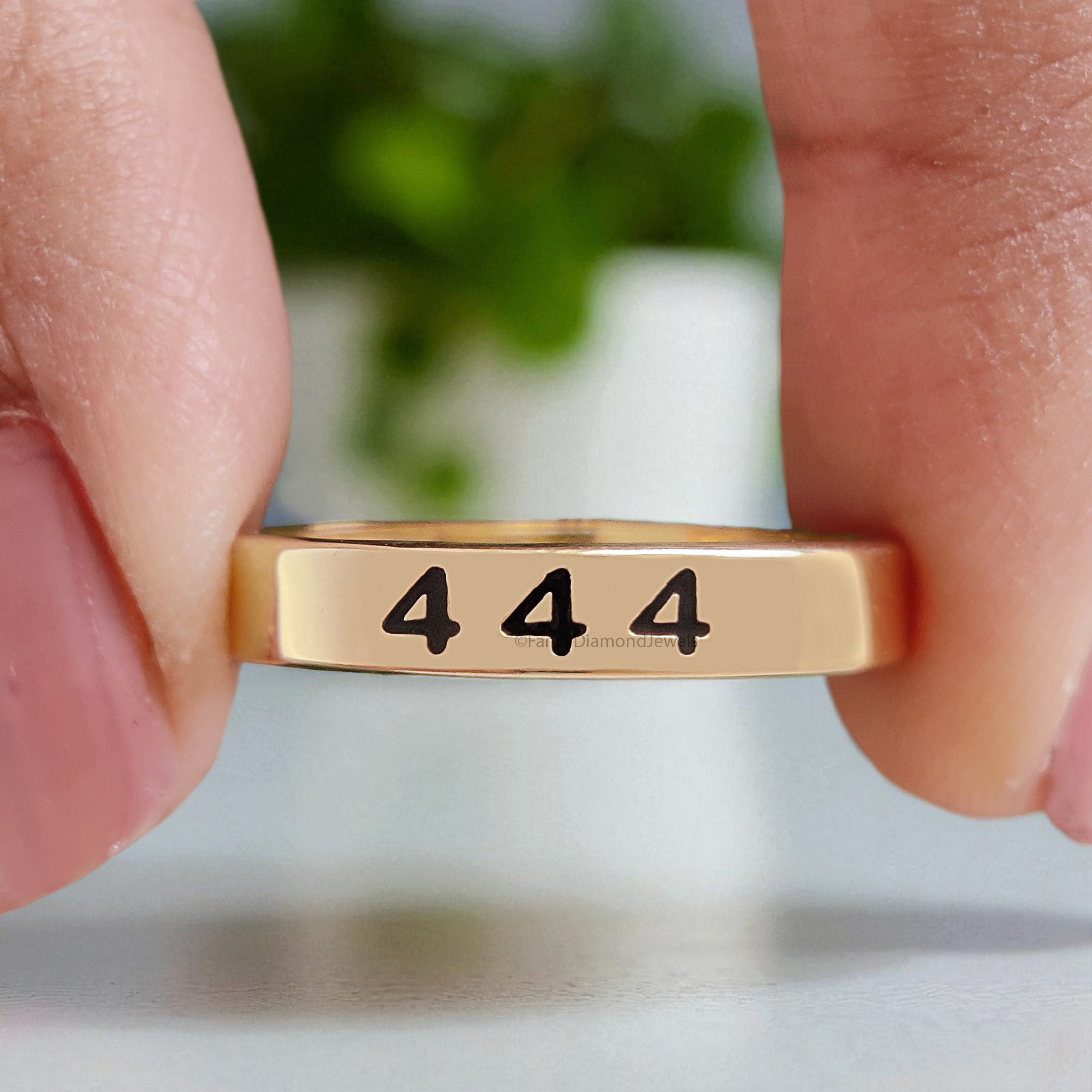 Lucky Number Ring with Free Numerology Reading Report Lo Shu Grid Name Compatibility Custom Angel Number 111 777 888 Gold Silver Ring FD401