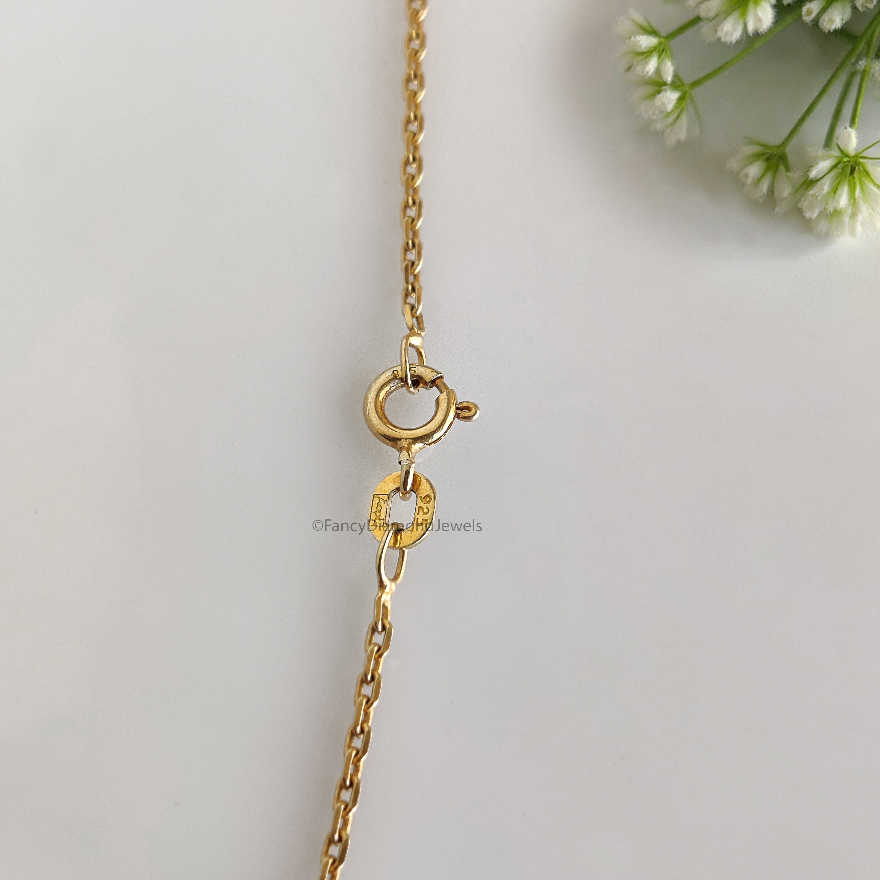 Round Brilliant Cut Moissanite Diamond Pendant, Unique Diamond Pendant, Halo With Bezel Setting Pendant, Dangling Diamond Pendant KD1004