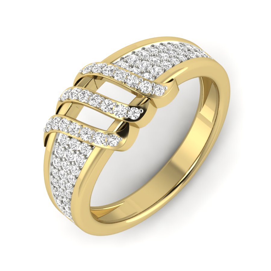 0.39 TW Unique Ring Prong Set Ring Round Cut Lab Grown Diamond Ring Wedding ring Bridal Ring Engagement ring PR369