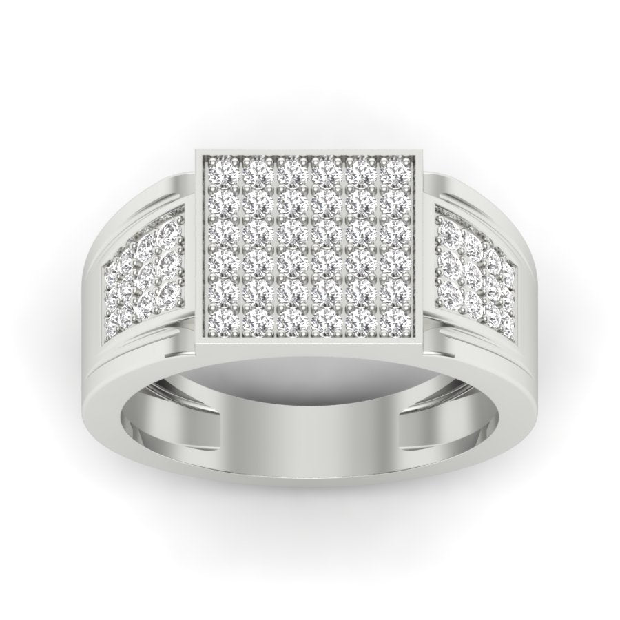 Unique Design Ring 0.84 TW Round Cut Lab Grown Diamond Ring Engagement Ring Prong Setting Design Ring Wedding Ring PR432