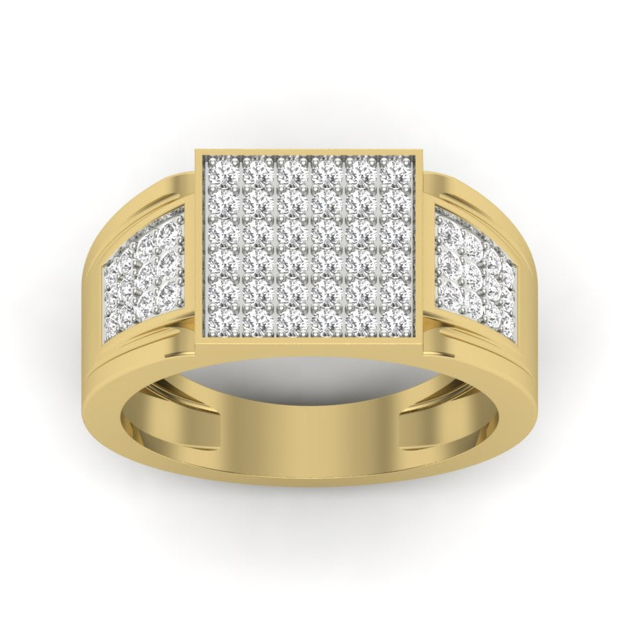 Unique Design Ring 0.84 TW Round Cut Lab Grown Diamond Ring Engagement Ring Prong Setting Design Ring Wedding Ring PR432