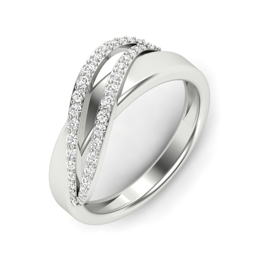 Unique Design Ring Prong Set Ring 0.30 TW Round Cut Lab Grown Diamond Ring Wedding ring Bridal Ring Engagement ring PR438