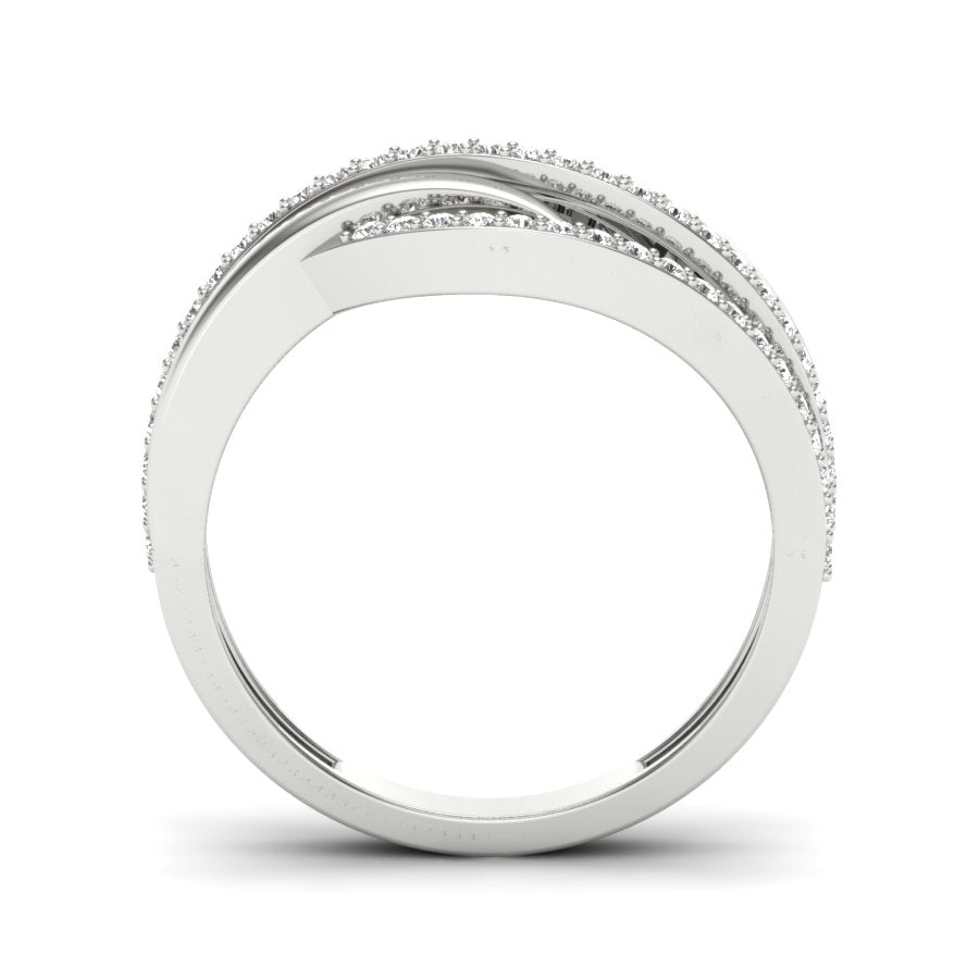 Unique Design Ring 0.33 TW Prong Set Ring With Round Cut Lab Grown Diamond Ring Wedding ring Bridal Ring Engagement ring PR442