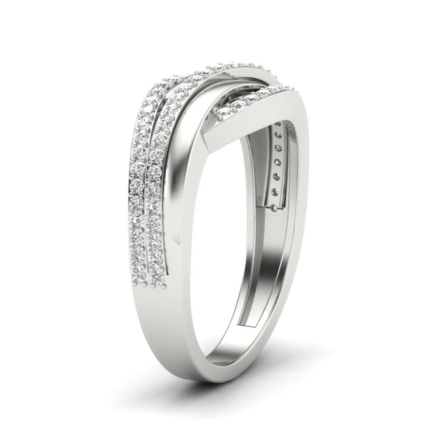 Unique Design Ring 0.33 TW Prong Set Ring With Round Cut Lab Grown Diamond Ring Wedding ring Bridal Ring Engagement ring PR442