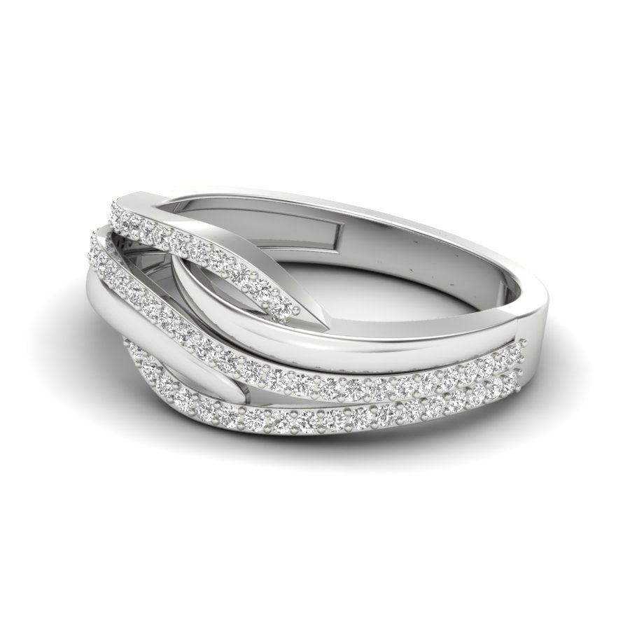 Unique Design Ring 0.33 TW Prong Set Ring With Round Cut Lab Grown Diamond Ring Wedding ring Bridal Ring Engagement ring PR442