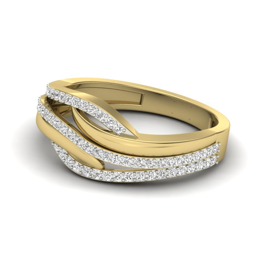 Unique Design Ring 0.33 TW Prong Set Ring With Round Cut Lab Grown Diamond Ring Wedding ring Bridal Ring Engagement ring PR442