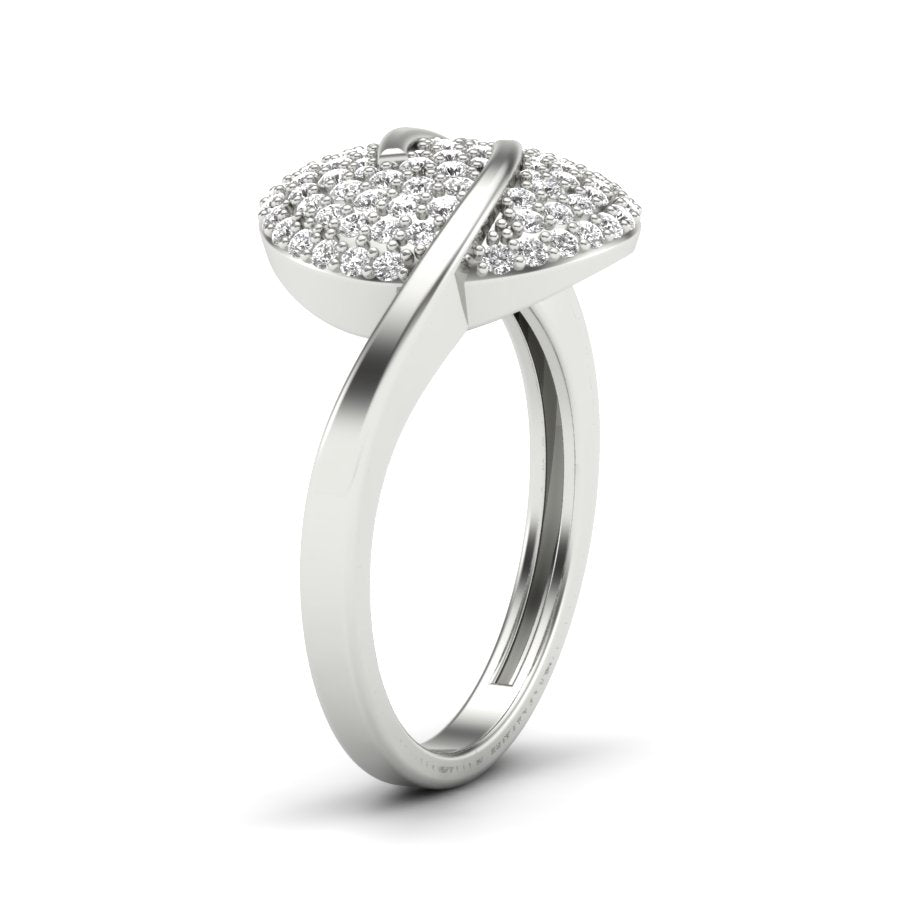0.48 TW Beautiful Cocktail Style Round Cut Lab Grown Diamond Ring Engagement Ring Wedding Ring Prong Setting Ring PR456