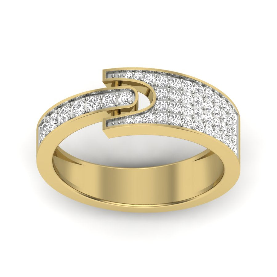 0.42 TW Unique Ring Prong Set Ring Round Cut Lab Grown Diamond Ring Wedding ring Bridal Ring Engagement ring PR480