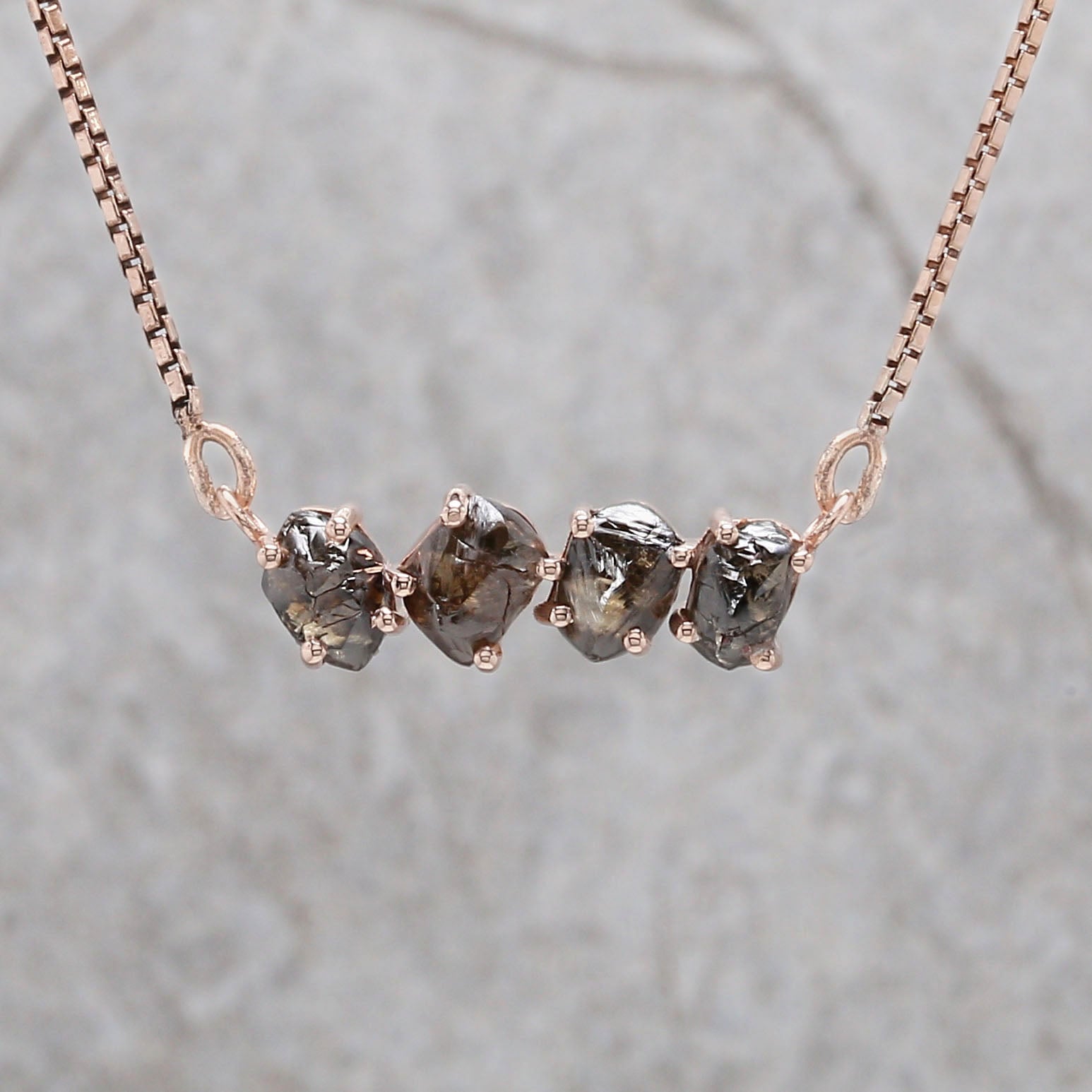 Rough Brown Diamond Pendant, Unique Diamond Pendant, Brown Diamond Pendant, Brown Rough Pendant, No Chain Including Only Pendant KDL6393