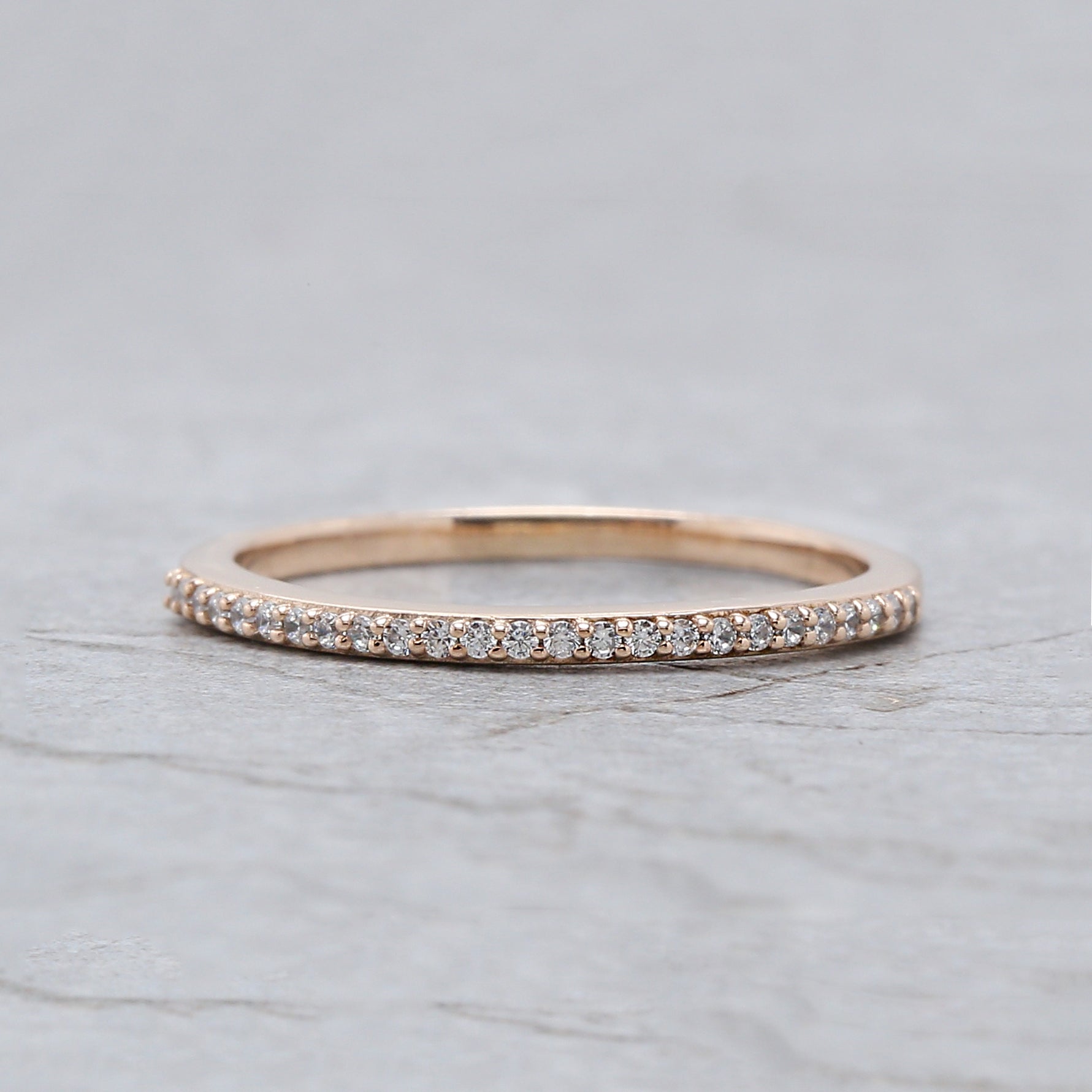 Pear Cut Salt And Pepper Diamond Ring 0.23 Ct 4.65 MM Pear Diamond Ring 14K Solid Rose Gold Silver Pear Engagement Ring Gift For Her QN2529