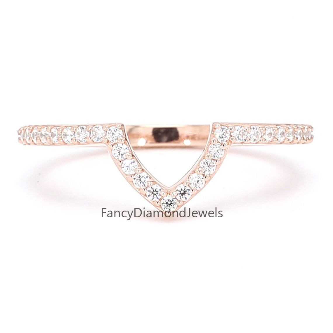 14K Rose Gold Band Salt And Pepper Round Diamond Ring Engagement Wedding Gift Ring KD829