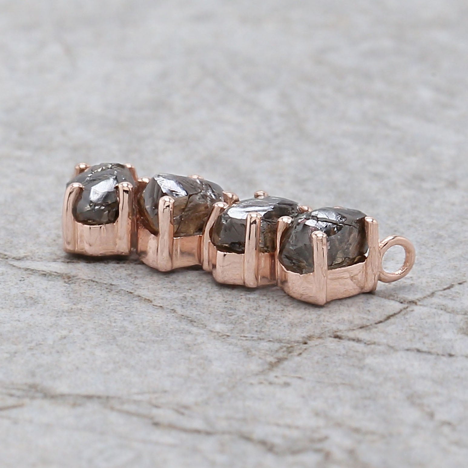 Rough Brown Diamond Pendant, Unique Diamond Pendant, Brown Diamond Pendant, Brown Rough Pendant, No Chain Including Only Pendant KDL6393