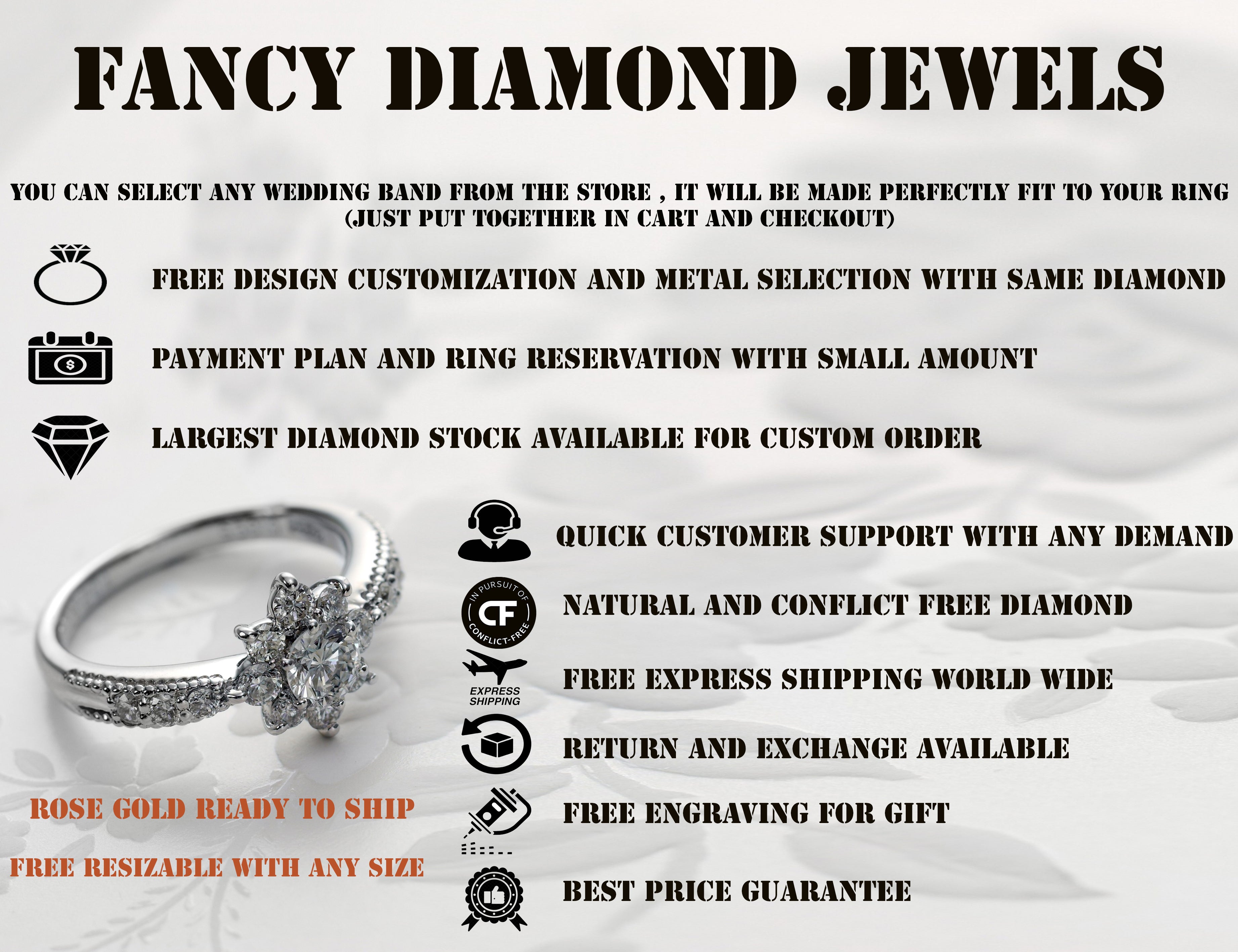 Coffin Cut Yellow Color Diamond Ring 1.95 Ct 9.50 MM Coffin Cut Diamond Ring 14K Solid Rose Gold Silver Engagement Ring Gift For Her QL9830