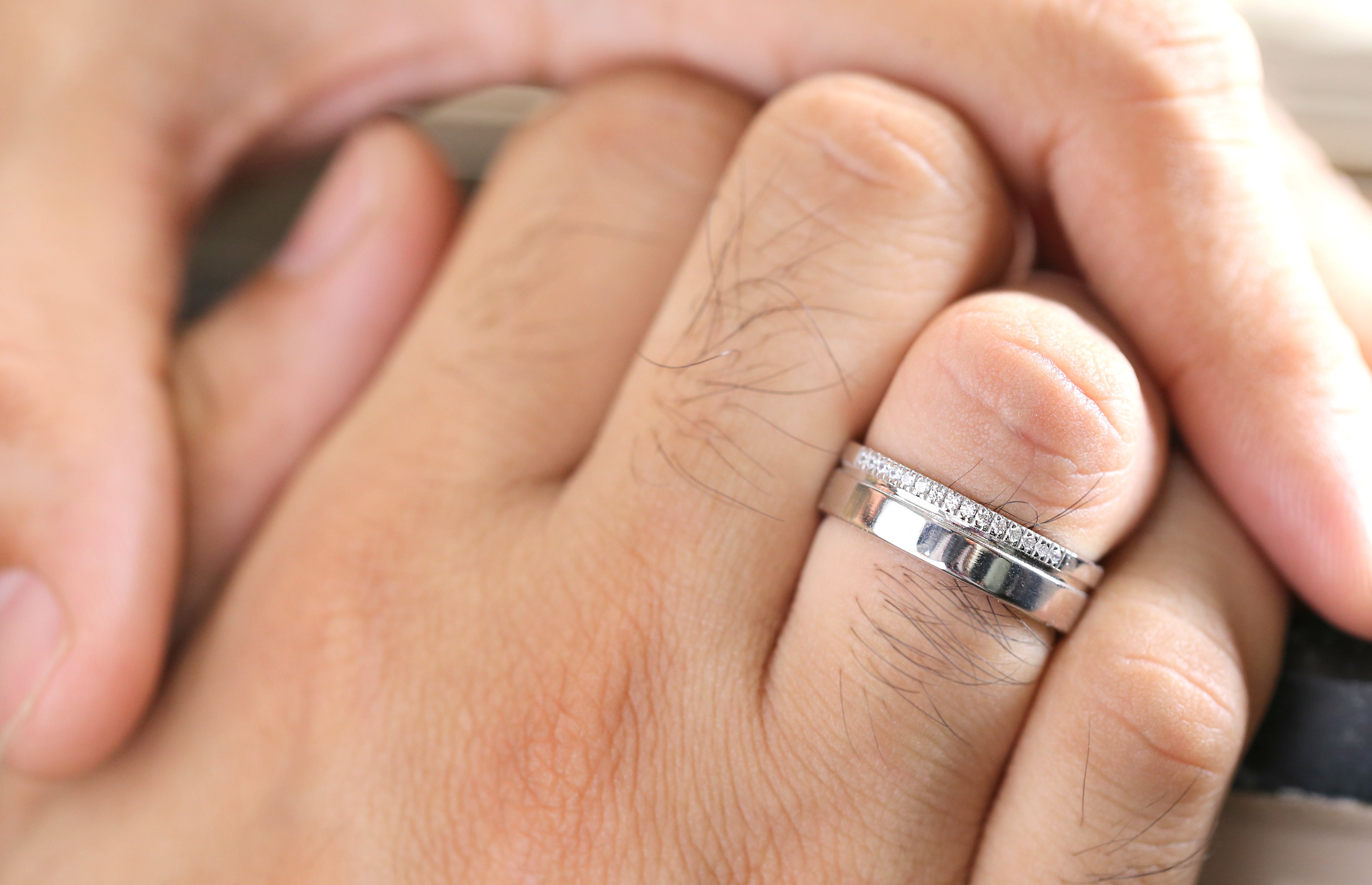 0.11 Ct, Men's Wedding Ring, White Diamond Band, Ring For Men, Round Diamond Band, Unique Men's Ring, Gift For Him, KD934
